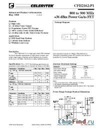 Datasheet CFH2162-P1 manufacturer Mimix
